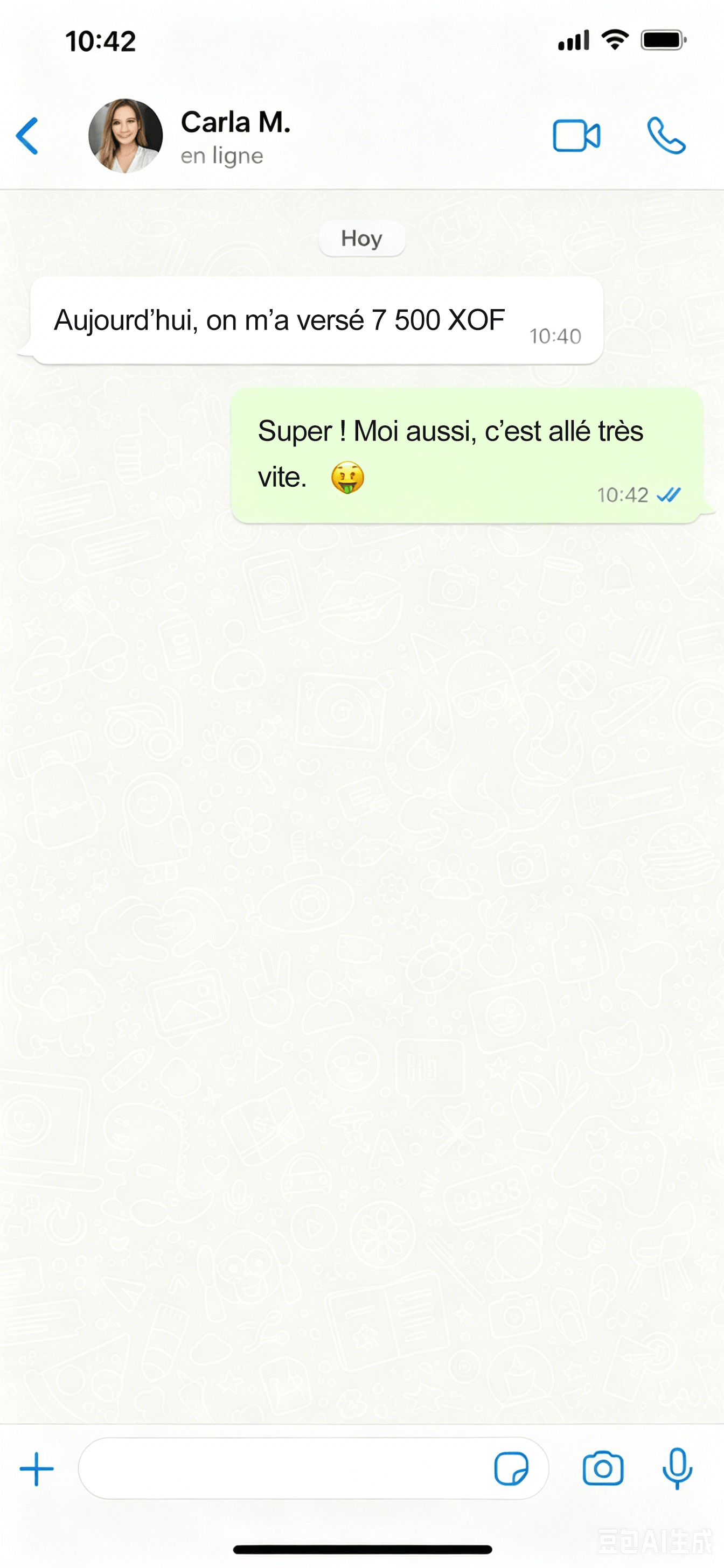 Preuve de paiement